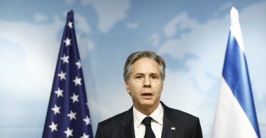 Antony Blinken, U.S. secretary of state, speaks at a news conference, west Jerusalem, Israel, Jan. 30, 2023. (Getty Images Photo)