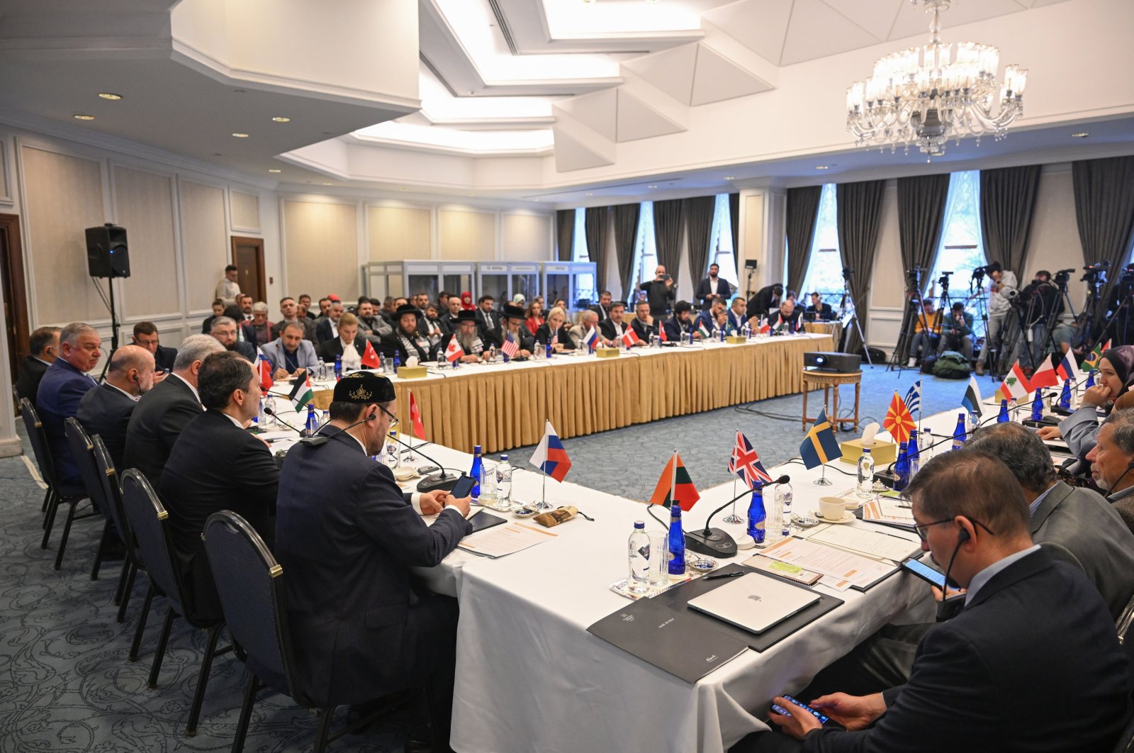 A view of the European Summit for Palestine event, Istanbul, Türkiye, Dec. 7, 2023. (AA Photo)