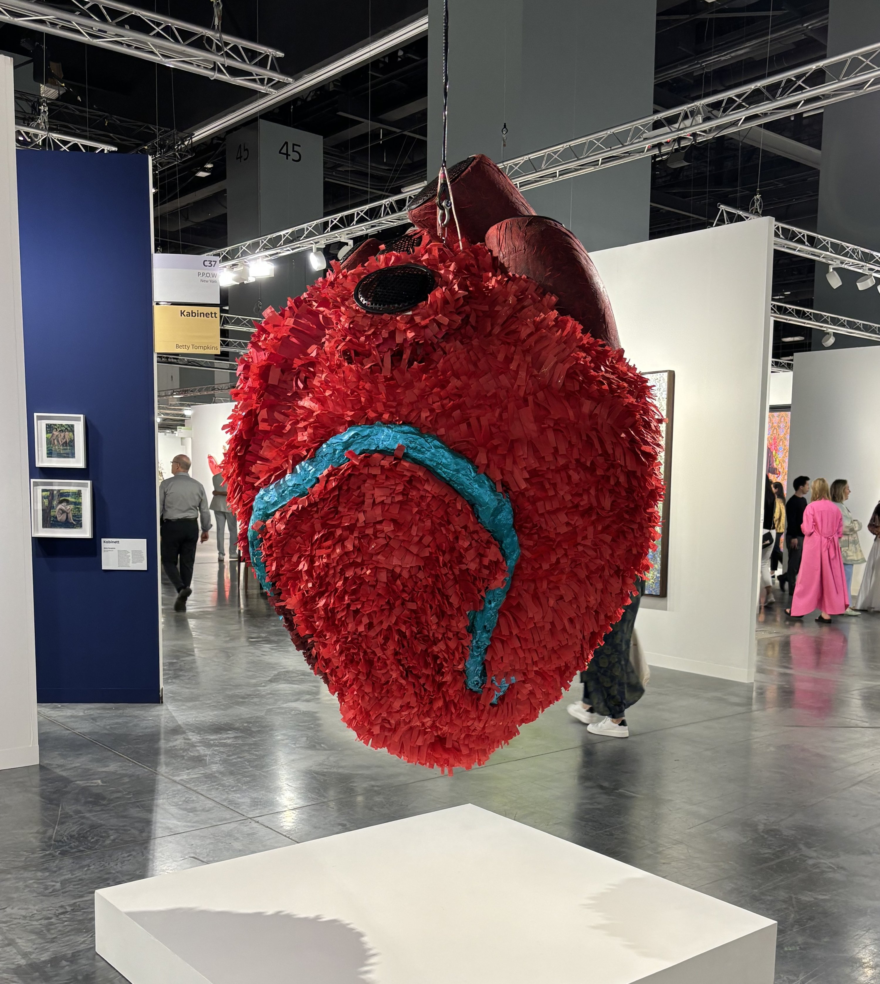 One of the artworks that was displayed at the Art Basel, Miami, Florida, U.S., Dec. 11, 2023. (Photo by Funda Karayel)