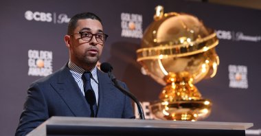 Wilmer Valderrama announces the nominations for the 81st Golden Globe Awards, at the Beverly Hilton Hotel in Beverly Hills, California, U.S., Dec. 11, 2023. (Reuters Photo)