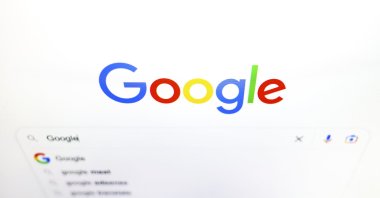 Google homepage is displayed on a screen for illustration photo, Krakow, Poland, Jan. 23, 2023. (Getty Images Photo)