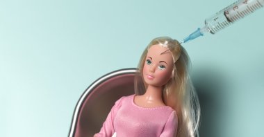 Woman&#039;s botox injection / plastic surgery. (Getty Images Photo)