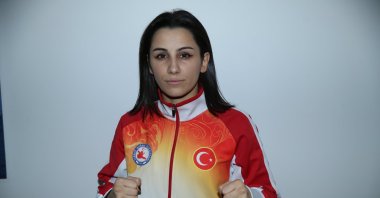 Berna Tut poses for a photo after an interview, Ordu, Türkiye, Dec. 13, 2023. (AA Photo)