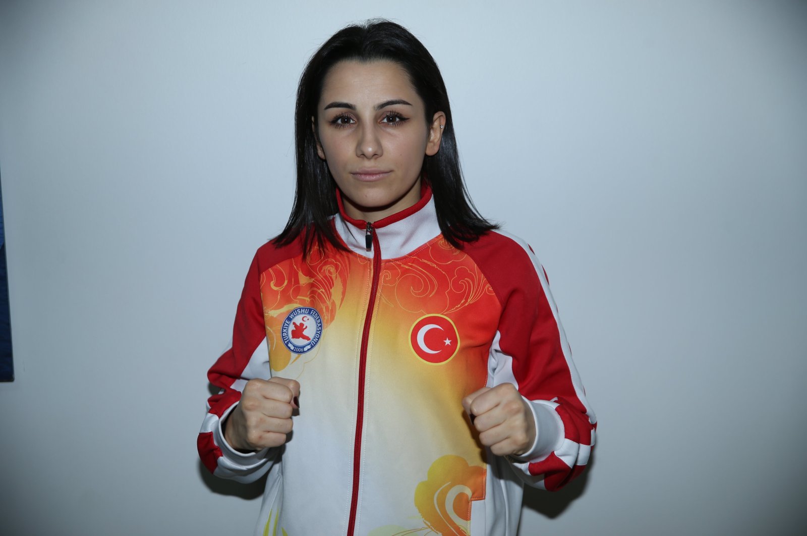 Berna Tut poses for a photo after an interview, Ordu, Türkiye, Dec. 13, 2023. (AA Photo)