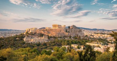 The Acropolis of Athens is an ancient citadel located on a rocky outcrop above the city of Athens, Greece, Aug, 22, 2021. (Getty Images Photo)