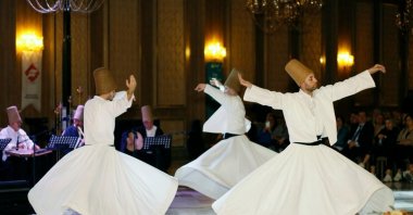 Whirling dervishes, Konya, Türkiye, Dec. 15, 2023. (AA Photo)
