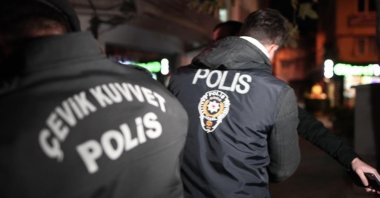 In this undisclosed and undated photo, police officers are seen during a counterterrorism operation, Türkiye. (IHA Photo)
