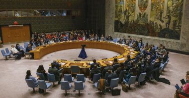 A view of the United Nations Security Council in New York, U.S., Nov. 15, 2023. (EPA Photo)