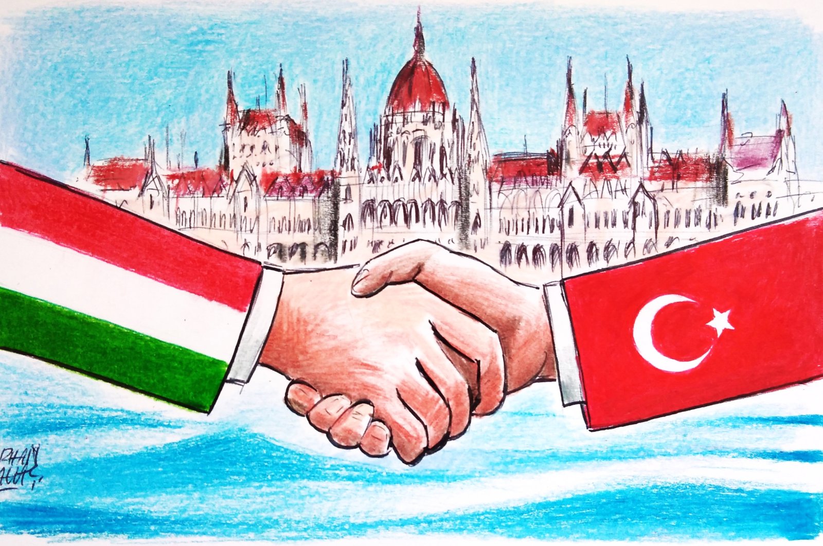 &quot;It is possible to identify defense, energy and trade as areas of strategic cooperation between Ankara and Budapest.&quot; (Illustration by Erhan Yalvaç)