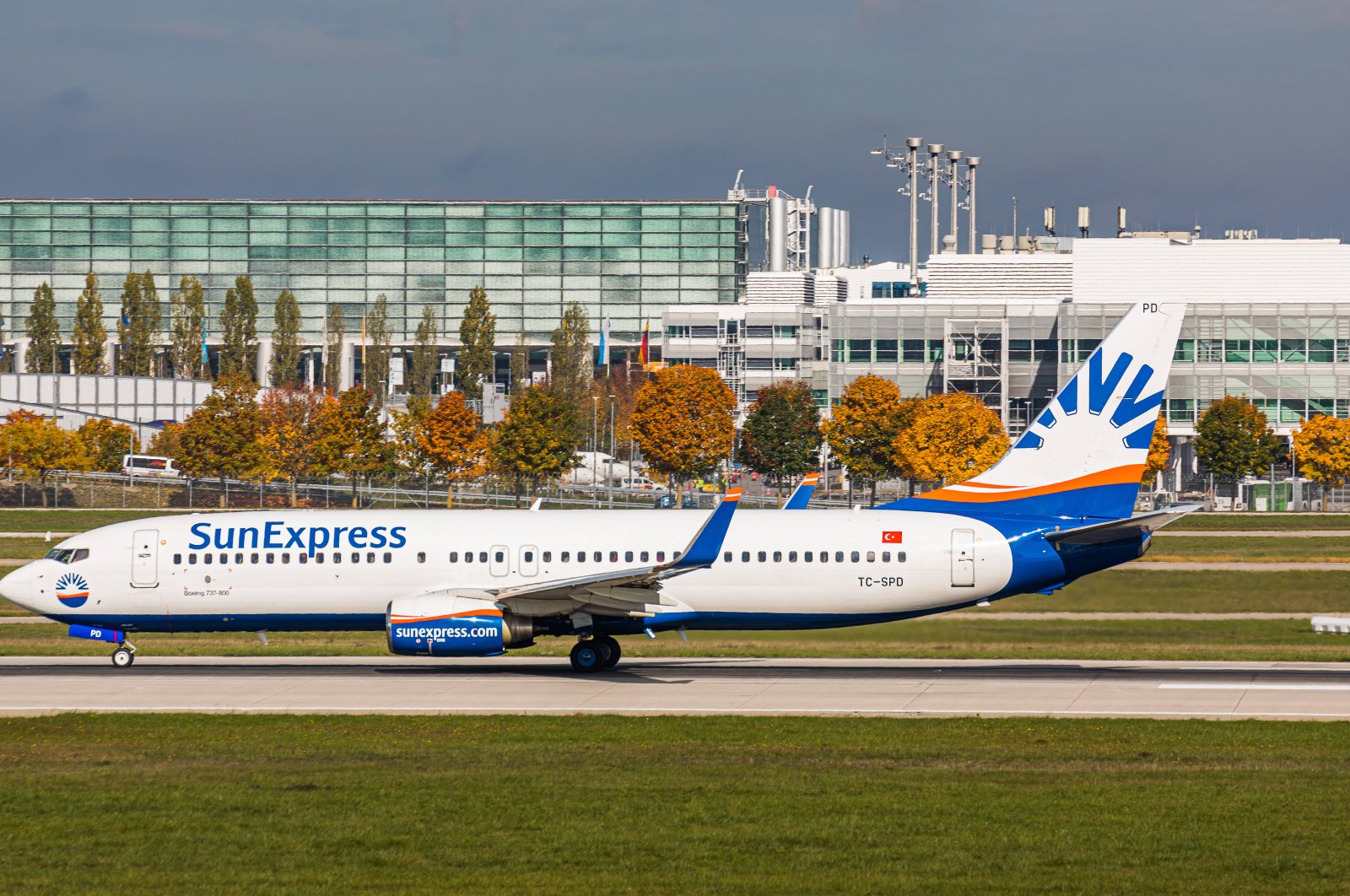 Boeing 737-8AS aircraft of Sun Express is seen at München International Airport, München, Germany, Oct. 10.2022. (Reuters Photo)