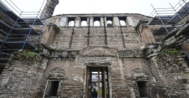The Imrahor Ilyas Bey Mosque, also known as the Monastery of Stoudios, dating back earlier than Hagia Sophia and established in the fifth century, maintains its significance as the oldest religious structure in Istanbul, Türkiye, Dec. 7, 2023. (AA Photo)