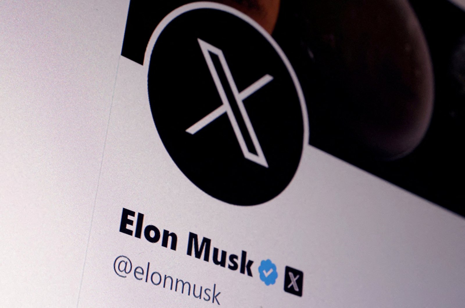 Elon Musk&#039;s X account is seen in this illustration, July 24, 2023. (Reuters Photo)