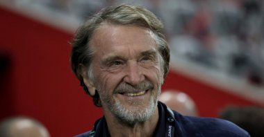British INEOS Group chairman Jim Ratcliffe looks on ahead of the UEFA Europa Conference League second-leg quarter final football match between Nice (OGCN) and FC Basel at the Allianz Riviera, Nice, France, April 20, 2023. (AFP Photo)