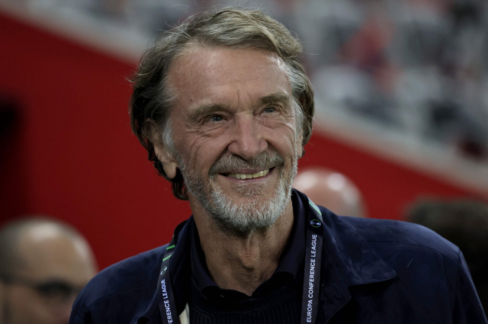 British INEOS Group chairman Jim Ratcliffe looks on ahead of the UEFA Europa Conference League second-leg quarter final football match between Nice (OGCN) and FC Basel at the Allianz Riviera, Nice, France, April 20, 2023. (AFP Photo)