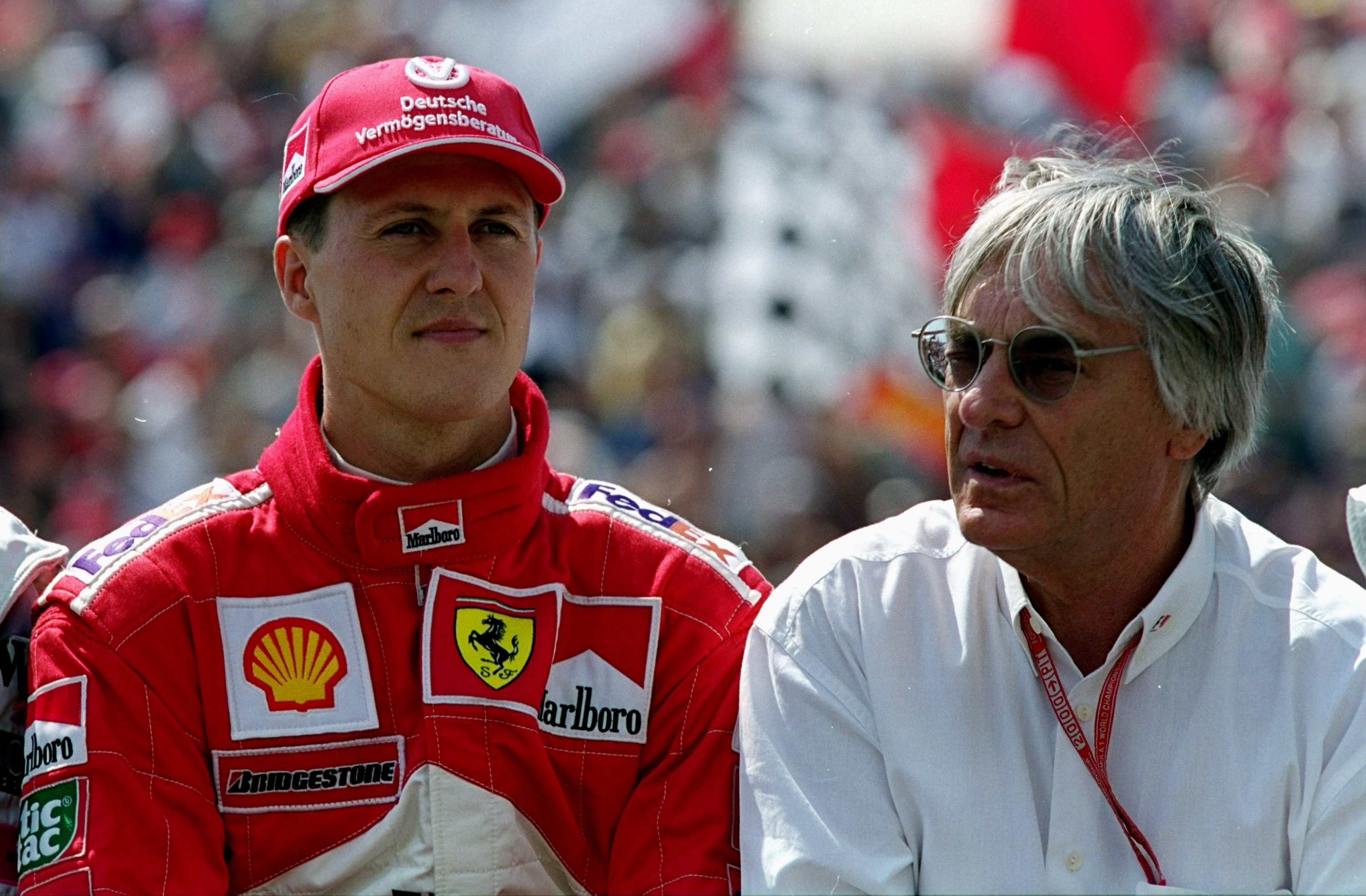 Bernie Ecclestone, Michael Schumacher 