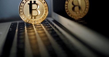 A Bitcoin is seen in an illustration picture taken at La Maison du Bitcoin in Paris, France, June 23, 2017. (Reuters Photo)