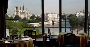 View from the La Tour d&#039;Argent restaurant in Paris, France. Nov. 1, 2011. (Getty Images Photo)