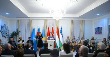 A reception was held at the International Turkic Culture and Heritage Foundation to mark the new year and International Solidarity Day of Azerbaijanis, Baku, Azerbaijan, Dec. 27, 2023. (AA Photo)