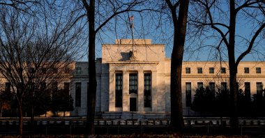 The Federal Reserve building is seen in Washington, U.S., Jan. 26, 2022. (Reuters Photo)