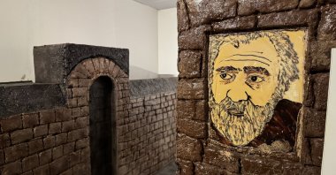 Chocolate art on display at the Bodrum Chocolate Museum, Bodrum, Türkiye. (AA Photo)