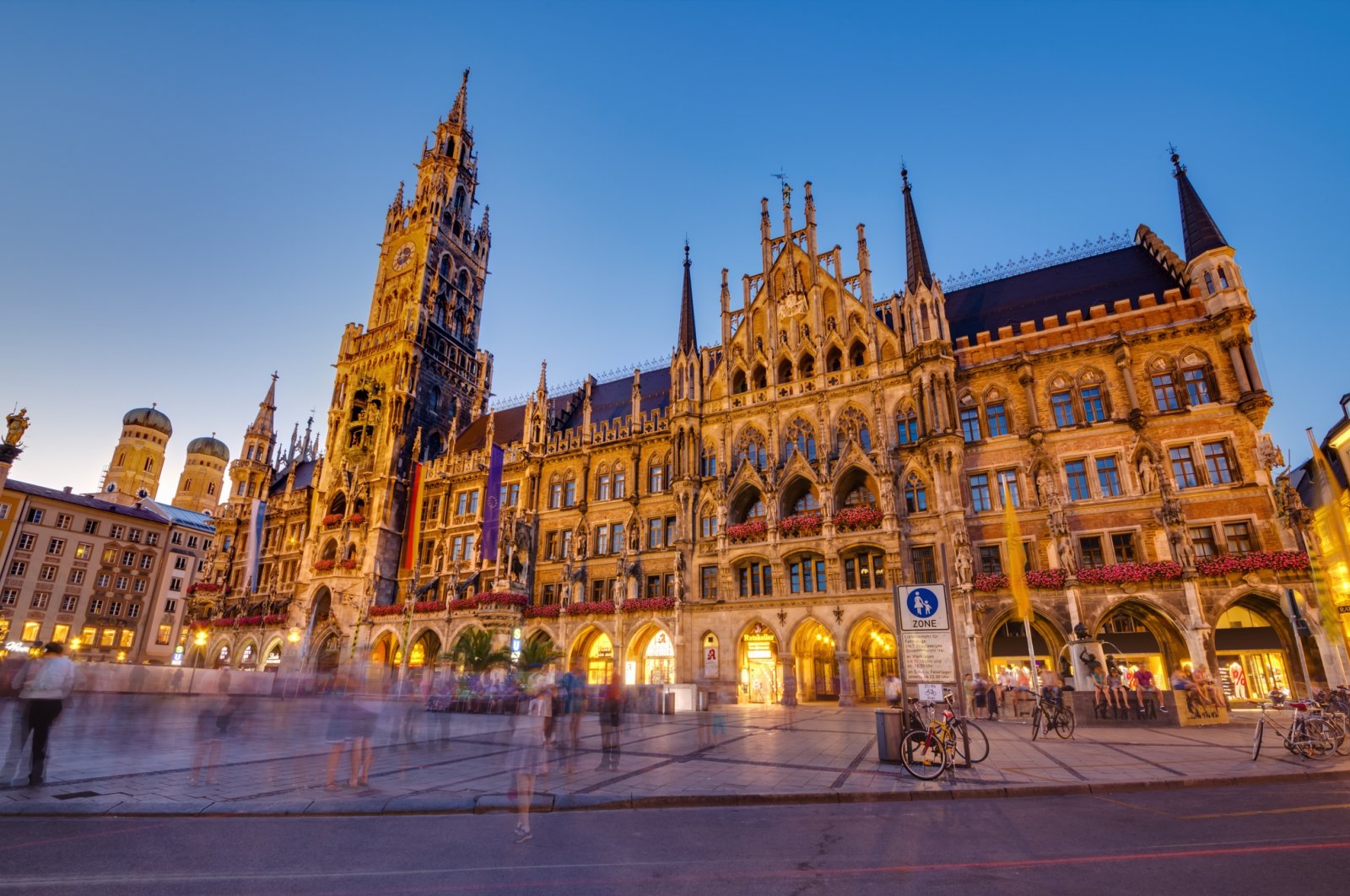 Neues Rathaus (New Town Hall) at Marienplatz, Munich, Bavaria, Germany. July, 20, 2016. (Getty images Photo)