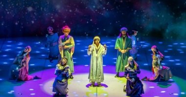 A theatrical production &quot;Dervish&quot; intertwines the essence of Anatolian culture and the lyrical brilliance of 13th-century Turkish poet Yunus Emre. (Photo courtesy of AKM)