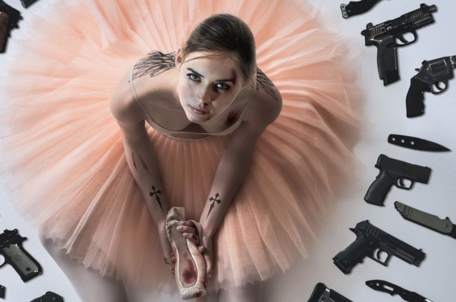 A still shot taken from &quot;Ballerina&quot; shows actress Ana de Armas. 
