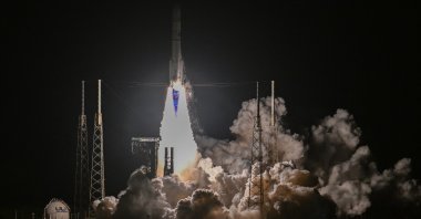 United Launch Alliance&#039;s (ULA) brand new rocket Vulcan Centaur lifts off from Space Launch Complex 41d at Cape Canaveral Space Force Station in Cape Canaveral, Florida, Jan. 8, 2024, (AFP Photo)