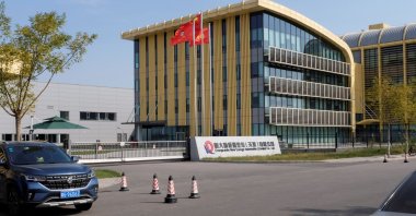 A view of the electric vehicle factory of China Evergrande New Energy Vehicle Group in Tianjin, China, Oct. 20, 2021. (Reuters Photo)