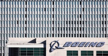 The Boeing logo is displayed on the Boeing building in El Segundo, California, U.S., Jan. 8, 2024. (AFP Photo)