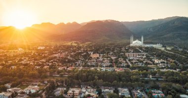 Drone photo of Islamabad city, Pakistan. (Getty Images Photo)