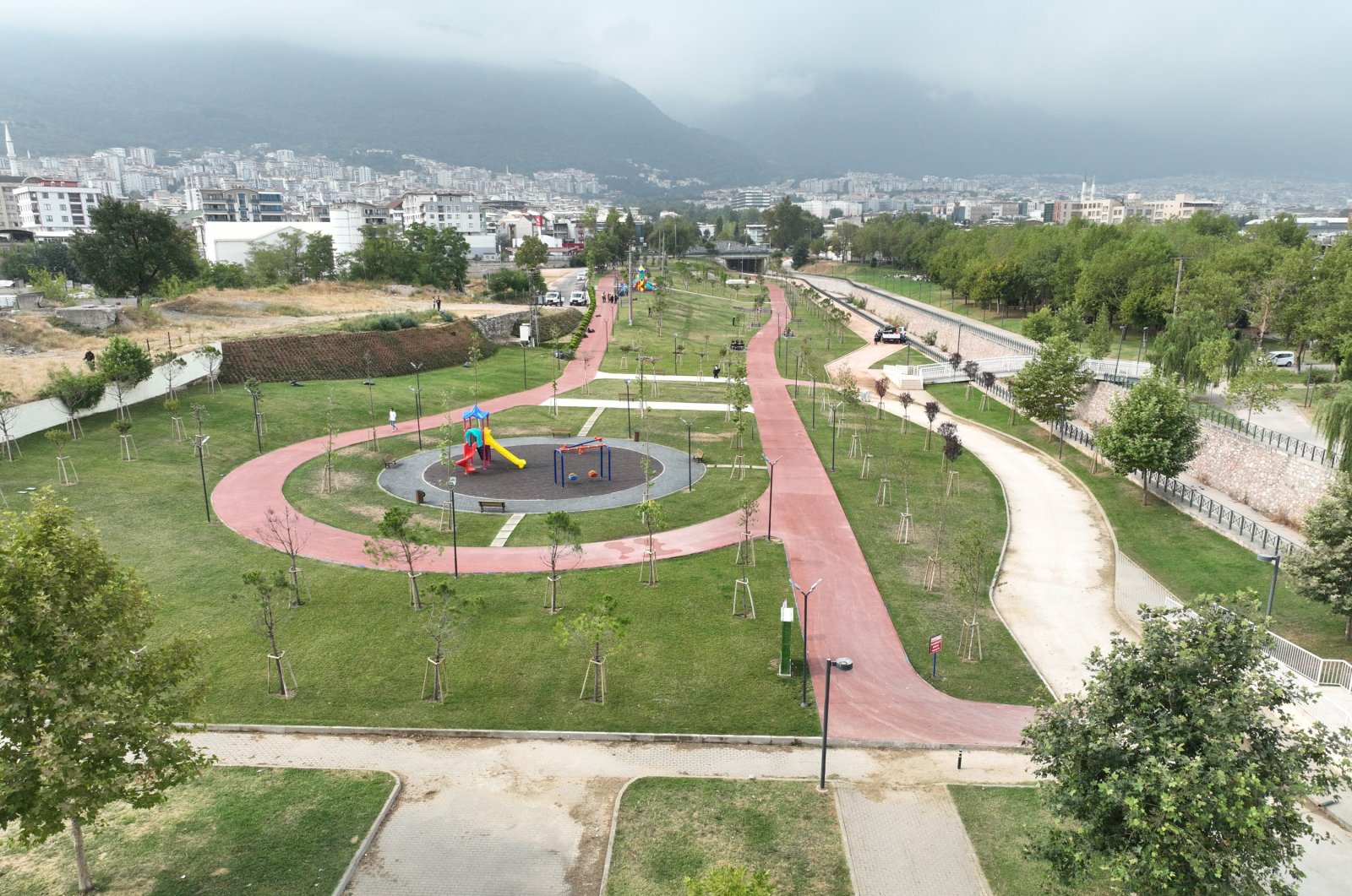 Bursa municipality planted 20,302 trees and 8,175,379 seasonal flowers in 2023, Bursa, Türkiye, Jan. 10, 2023. (IHA Photo)