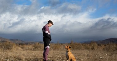 A still shot from Jean-Baptiste Durand&#039;s &quot;Junkyard Dog.&quot;