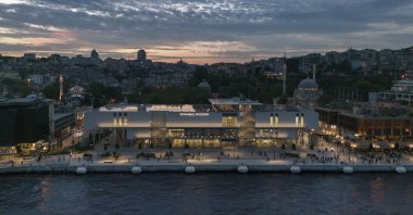 An aerial view of the new building of Istanbul Modern Art Museum, Istanbul, Türkiye, June 18, 2023. (Photo courtesy of Istanbul Modern)