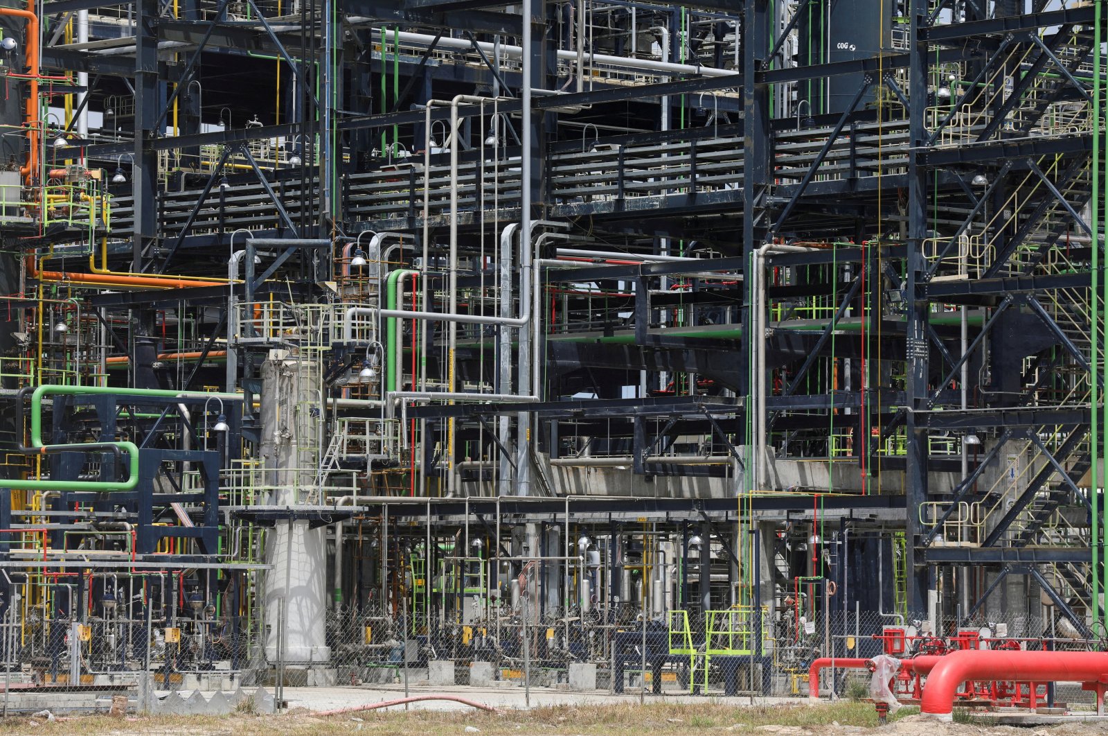 A view of the Dangote Petroleum refinery in Ibeju-Lekki, Lagos, Nigeria, May 22, 2023. (Reuters Photo)