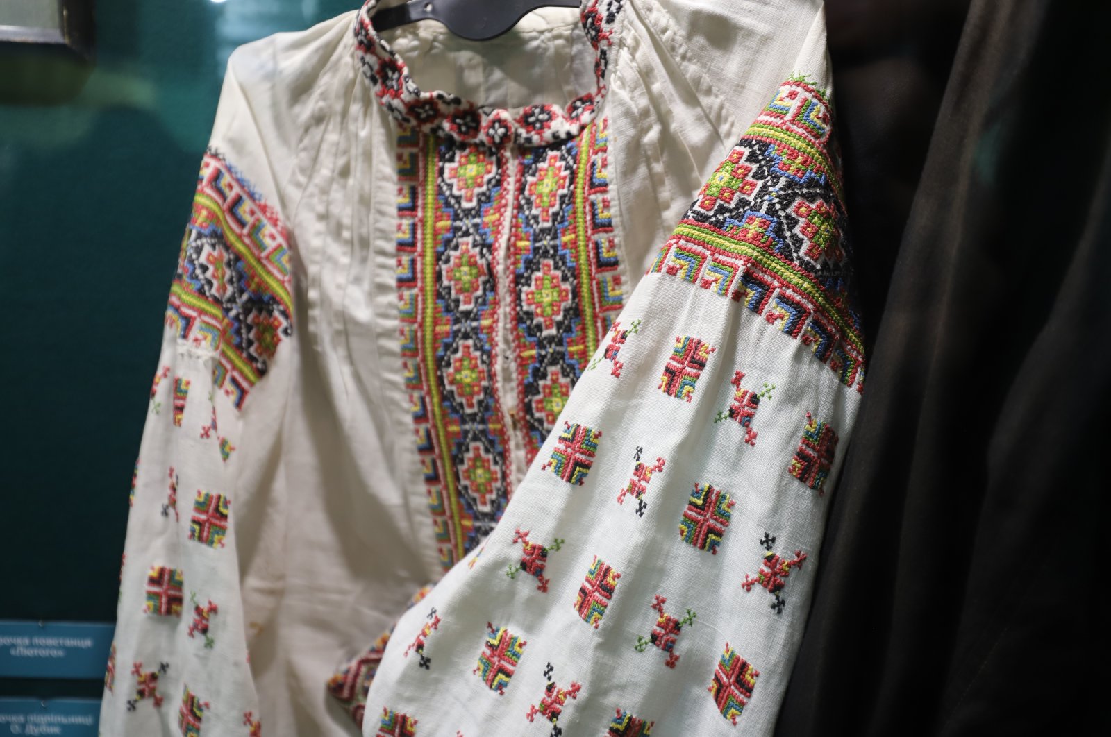  Clothing worn by UPA members is seen on exhibition dedicated to the history of the Ukrainian Insurgent Army (UPA), Lviv, Ukraine, Oct.13, 2022.