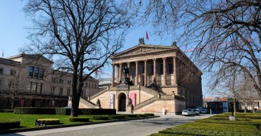 Berlin&#039;s Alte Nationalgalerie, Berlin, Germany, March 26, 2020. (dpa Photo)