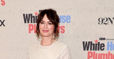 Lena Headey attends HBO's "White House Plumbers" New York premiere, New York City, U.S., April 17, 2023. (Getty Images Photo)