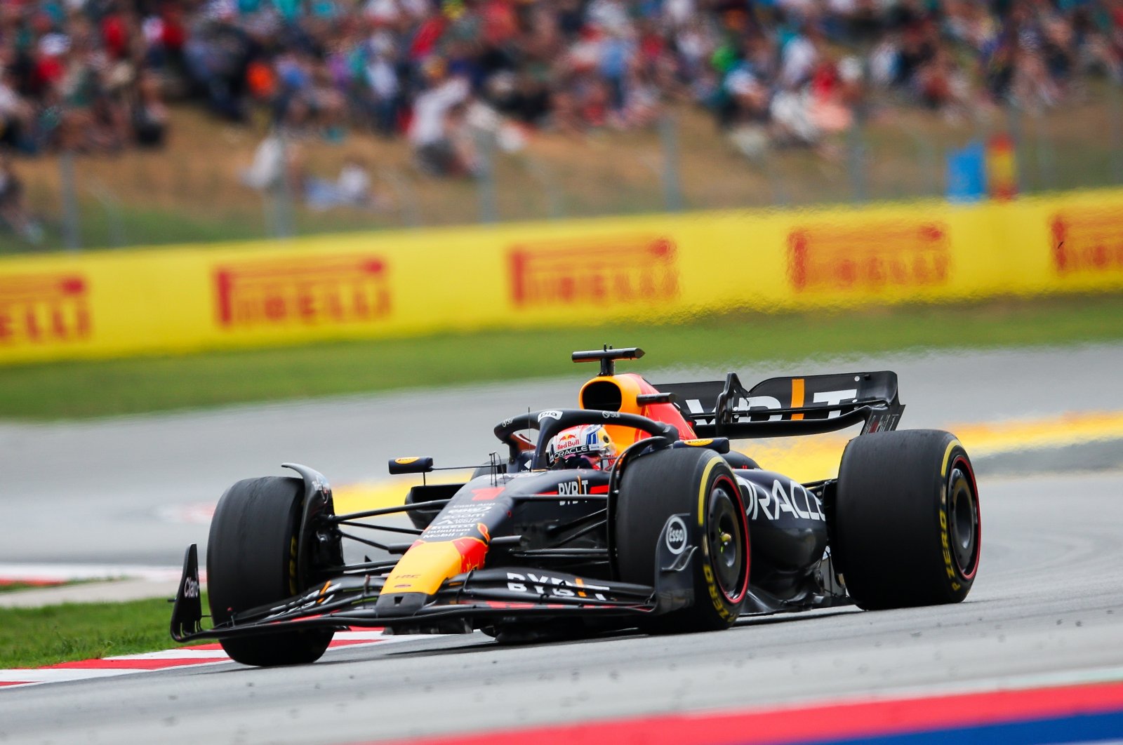 Max Verstappen drives during the F1 Grand Prix of Spain at Circuit de Barcelona-Catalunya, Barcelona, Spain, June 4, 2023. (Getty Images Photo)