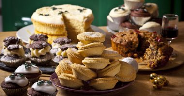 Pies and cupcakes in a home kitchen. (Getty Images Photo)
