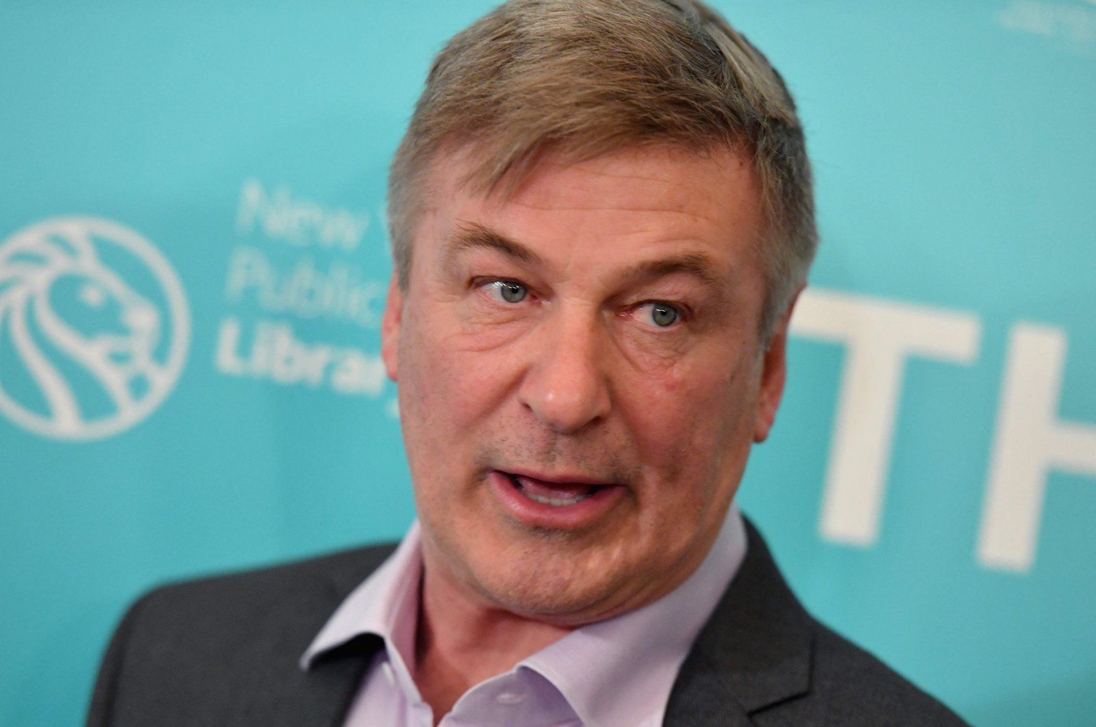 U.S. actor Alec Baldwin attends the premiere of &quot;The Public&quot; at New York Public Library in New York City, U.S., April 1, 2019. (AFP Photo)