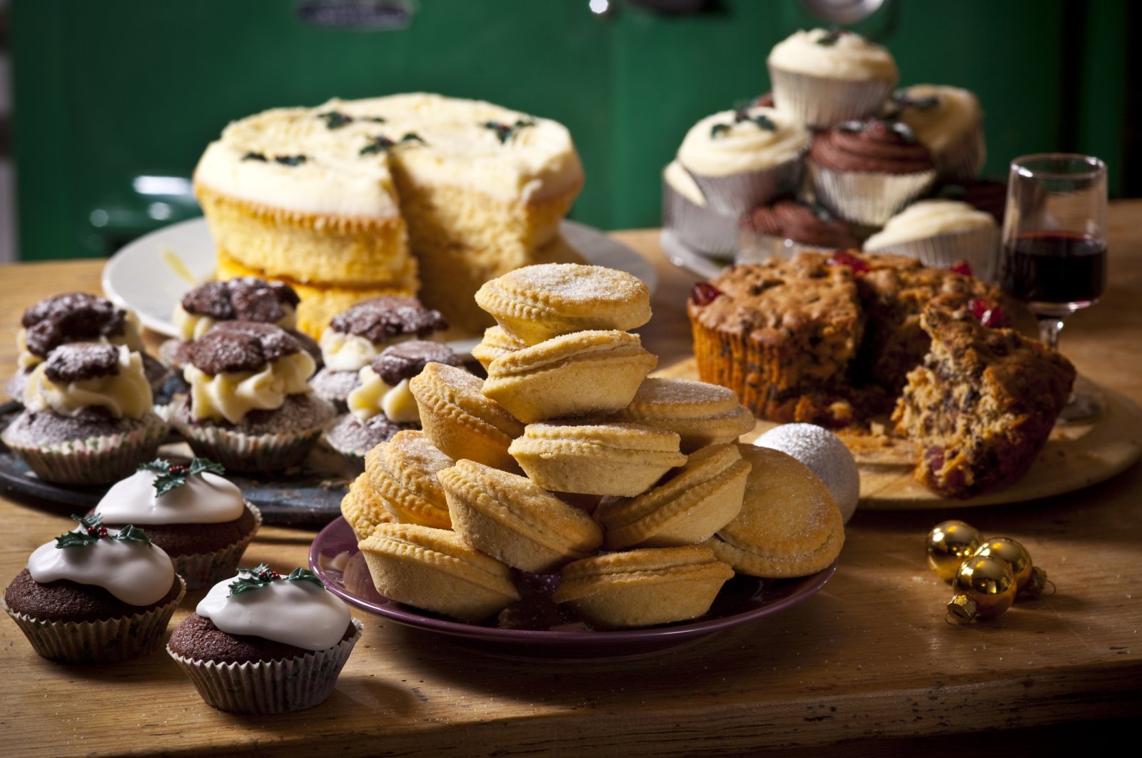 Pies and cupcakes in a home kitchen. (Getty Images Photo)