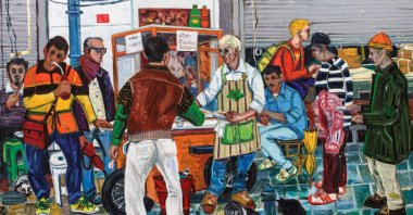 Artwork by Resul Aytemür, Istanbul, Türkiye. (Photo courtesy of Yapı Kredi bomontiada)