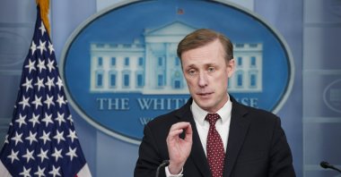 White House National Security Adviser Jake Sullivan speaks during the White House daily press briefing in the James S. Brady Briefing Room at the White House, Washington, U.S., Dec. 4, 2023. (EPA Photo)