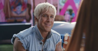 This image released by Warner Bros. Pictures shows Ryan Gosling as Ken in a scene from "Barbie." (AP Photo)