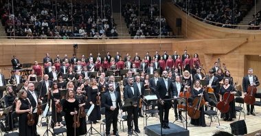Musicians perform at the special concert organized by the CSO and the Italian Embassy in memory of Italian composer Giacomo Puccini, Ankara, Türkiye, Jan. 19, 2023. (Photo courtesy of Italian Embassy)