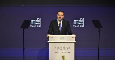 TRT Director-General Mehmet Zahid Sobacı speaks at the TRT World Citizen Awards on Jan. 19, 2024. (AA File Photo)