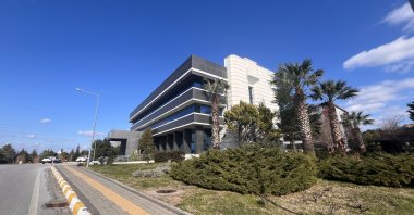 The Çanakkale Onsekiz Mart University&#039;s (ÇOMÜ) campus after its green transformation, Çanakkale, Türkiye, Jan. 25, 2024. (AA Photo)