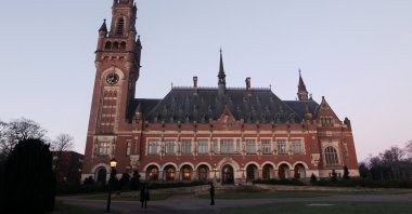 A general view of the International Court of Justice (ICJ) in The Hague, Netherlands, Jan. 11, 2024. (Reuters Photo)