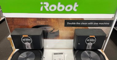 Roomba vacuums by iRobot are displayed at the Best Buy store in San Rafael, California, U.S., Jan. 19, 2024. (AFP Photo)